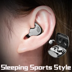SK Ultra-Thin Wireless Bluetooth 5.3 Invisible Sleep Earbuds