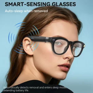EIGIIS AI Smart Glasses with AI Voice Translation, Camera & Bluetooth Calling