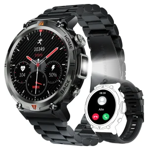 EIGIIS KE3 Smartwatch with Bluetooth Calling & LED Flashlight - Thumbnail Image 5