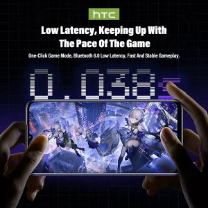 HTC NE70 AI Translation Wireless Earbuds with Smart Touchscreen Case - Thumbnail Image 2