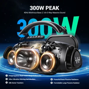 W-KING D20 Portable Bluetooth Speakers,200W - Thumbnail Image 2