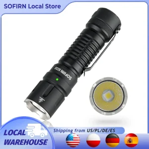 HI LED Flashlight Tactical 21700 USB