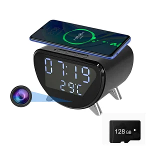 4K WiFi Clock Camera with Wireless Charging - Thumbnail Image 7