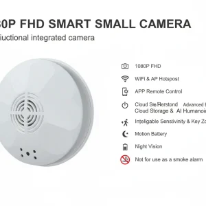 1080P HD Mini WiFi Indoor Security Camera with Motion Detection - Thumbnail Image 2
