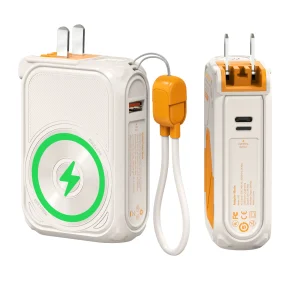 10,000mAh 22.5W Magnetic Wireless Power Bank with Holder - Thumbnail Image 6