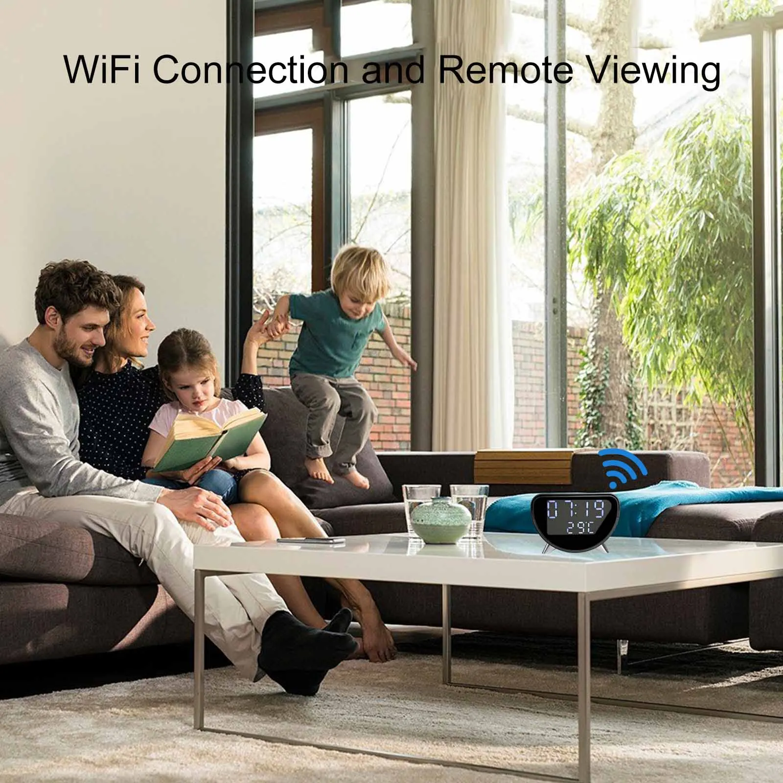 4K WiFi Clock Camera with Wireless Charging - Image 4