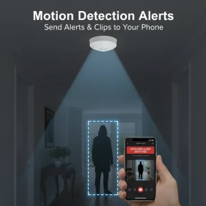 1080P HD Mini WiFi Indoor Security Camera with Motion Detection - Thumbnail Image 6