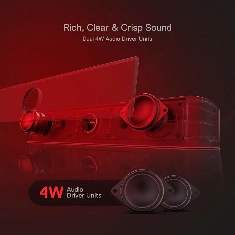 Redragon GS560 Adiemus RGB USB Desktop Soundbar - Image 4